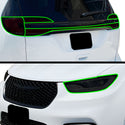 Full Headlight Taillight Precut Smoked PPF Tint Kit Overlay Film Fits Chrysler Pacifica 2021-2023