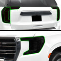 Full Headlight Taillight Precut Smoked PPF Tint Kit Overlay Film Fits GMC Yukon 2021-2024