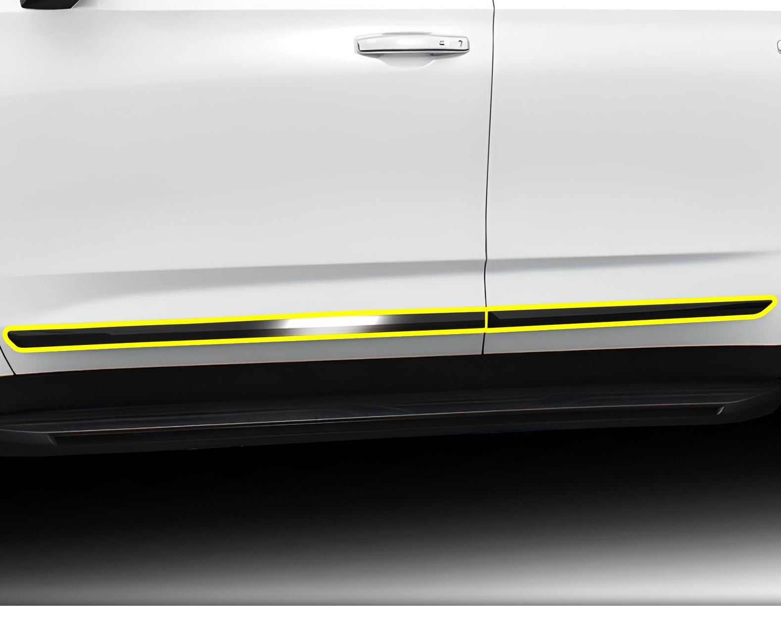Vinyl Chrome Delete Grille Side Window Rear Blackout Decal Stickers Overlay Film Fits GMC Yukon 2021 - 2025 - Bogar Tech Designs
