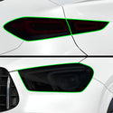 Full Headlight Taillight Precut Smoked PPF Tint Kit Film Overlay Fits Mercedes Benz GLE Coupe 2021-2024