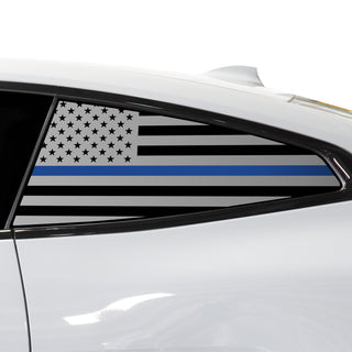 Buy thin-blue-line Quarter Window American Flag Vinyl Decal Stickers Fits BMW 4 Series 2021-2024