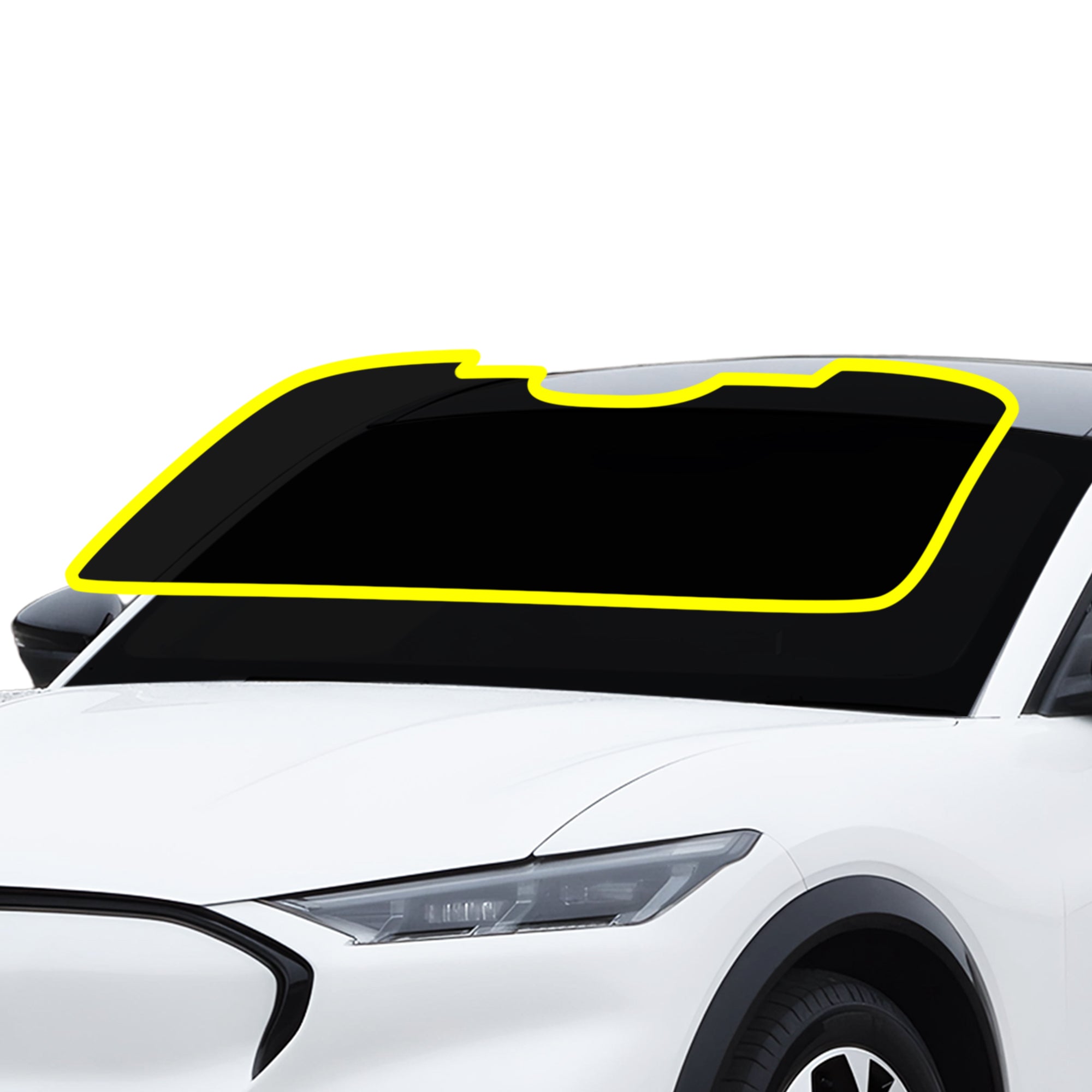 Precut Front Rear Windows Windshield Premium Nano Ceramic Window Film Tint Kit For Ford Mustang Mach - E 2021+ - Bogar Tech Designs