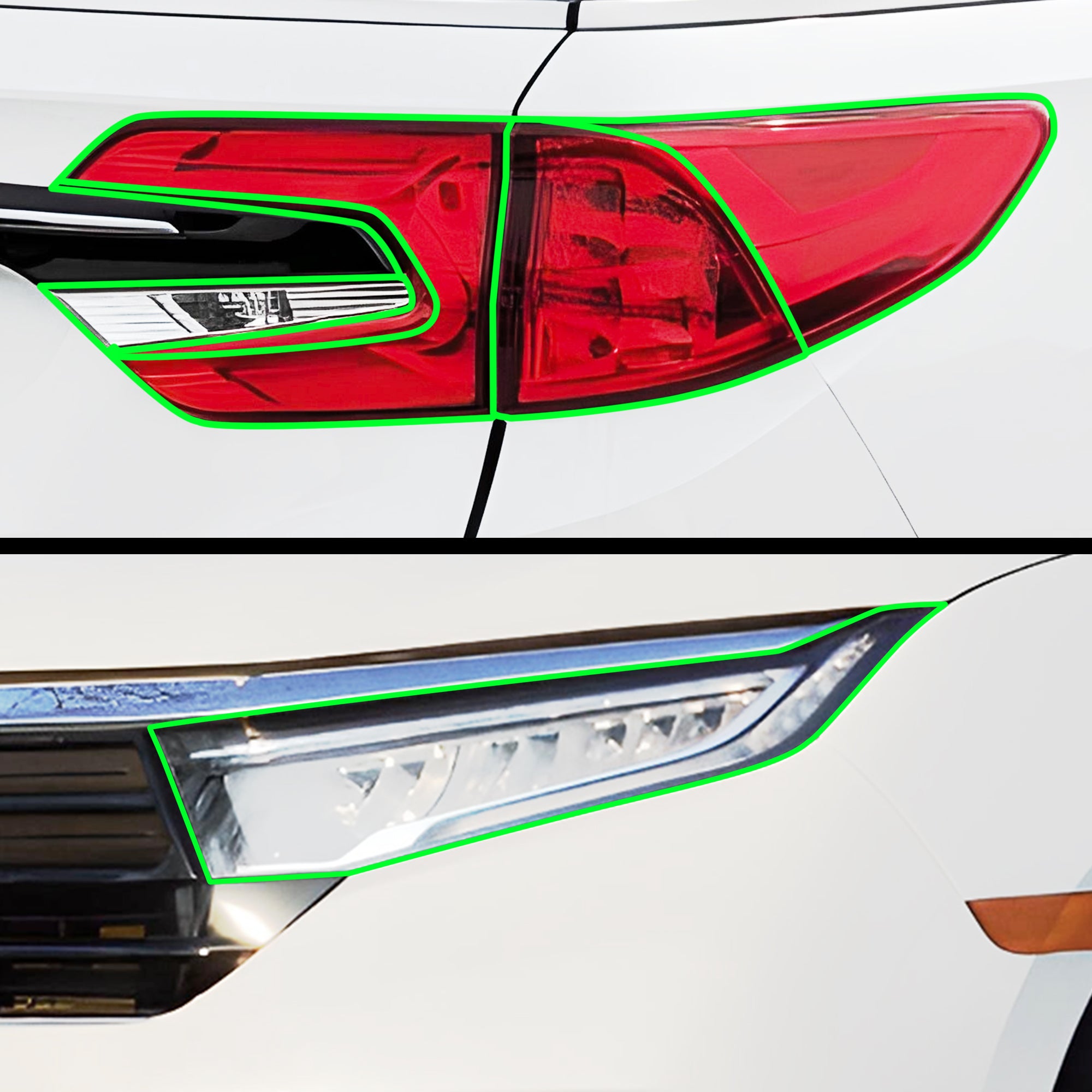 Full Headlight Taillight Precut Smoked PPF Tint Kit Film Overlay Fits Honda Odyssey 2021 - 2025 - Bogar Tech Designs