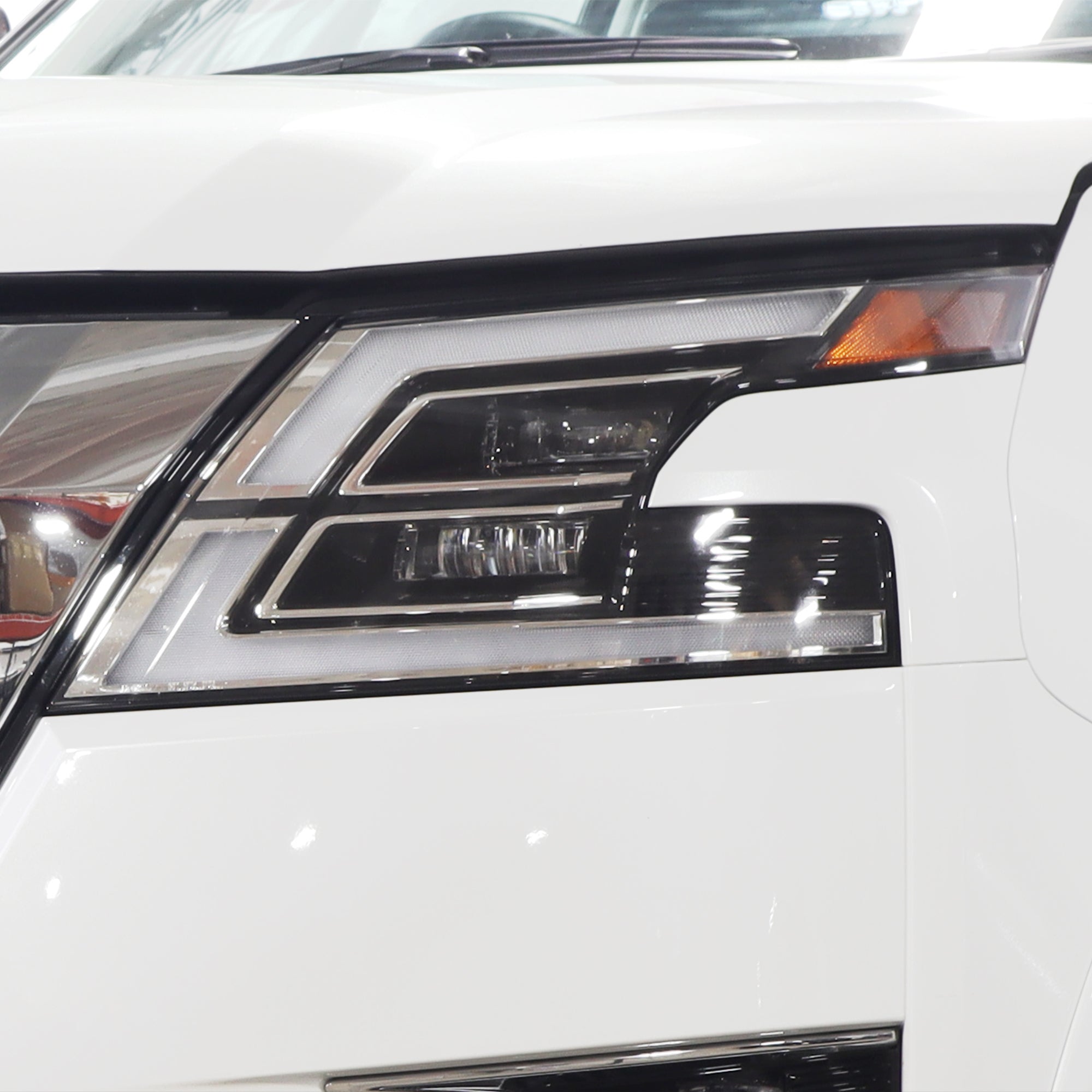 Full Headlight Taillight Precut Smoked PPF Tint Kit Film Overlay Fits Nissan Armada 2021 - 2024 - Bogar Tech Designs