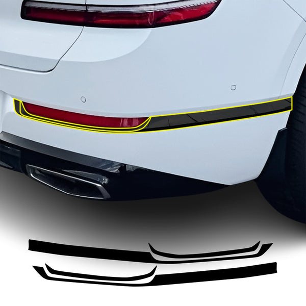 Genesis GV80 SUV Blackout Chrome Delete Kit – Precut Gloss Black Vinyl Overlays Film