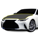 Fits Lexus IS 300 350 2021-2024 Precut Premium Gloss Black Carbon Fiber Hood Paint Protection Film PPF Decal Film Kit