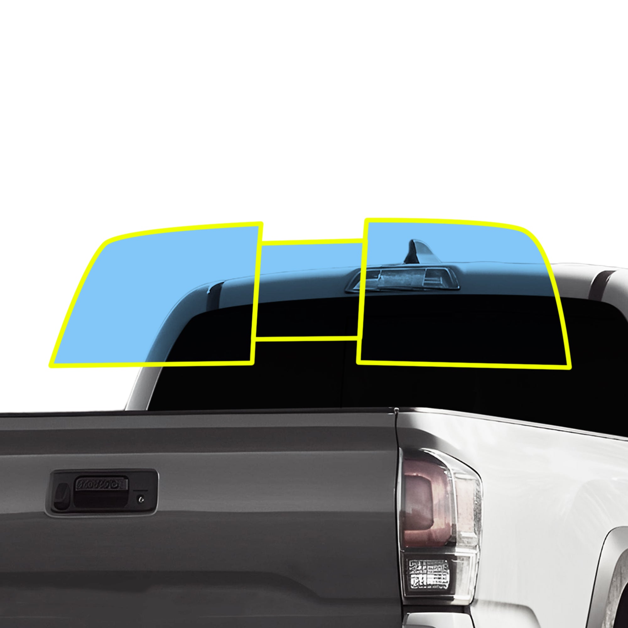 For Toyota Tacoma 2016 - 2023 Precut Front Rear Windshield Premium Protection Self Healing Film Kit - Bogar Tech Designs