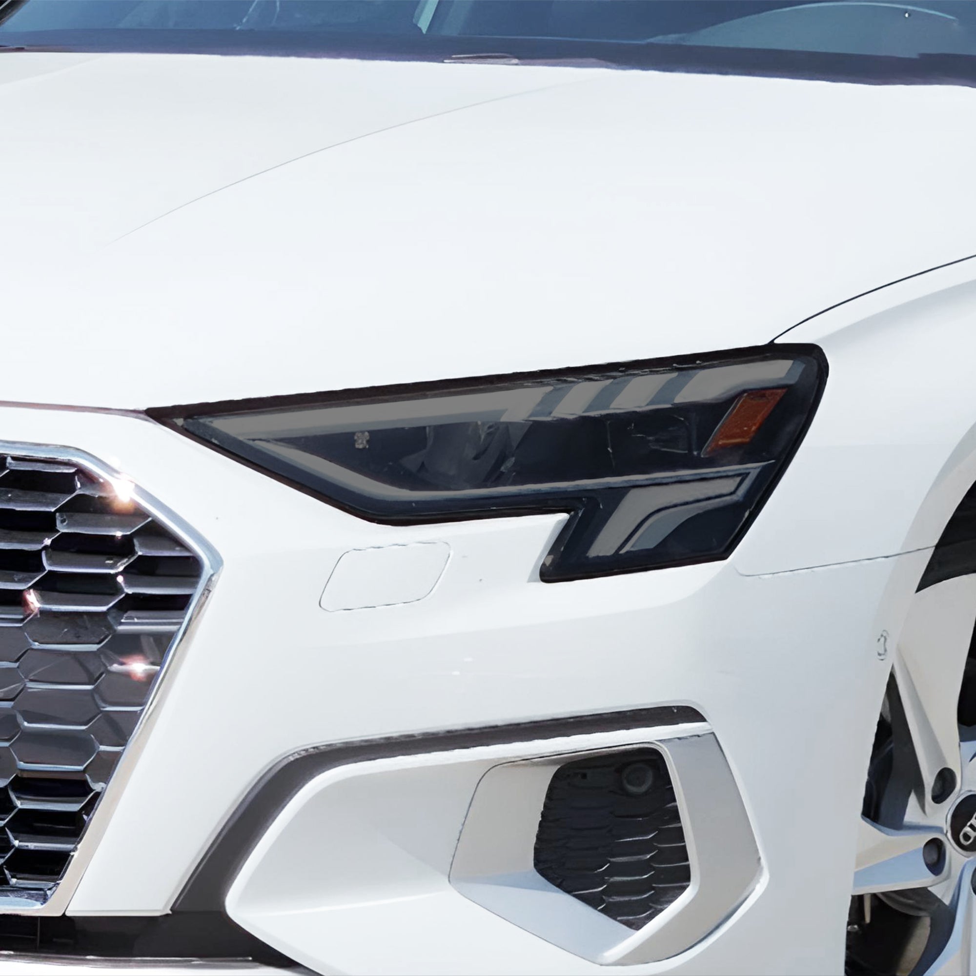 Full Headlight Taillight Precut Smoked PPF Tint Kit Film Overlay Fits Audi A3 R3 RS3 2022 - 2025 - Bogar Tech Designs