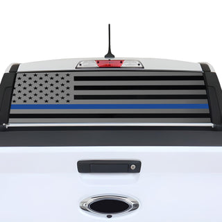 Buy thin-blue-line American Flag Rear Window Windshield Vinyl Decal Stickers Fits Ford Maverick 2022 2023