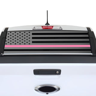 Buy thin-pink-line American Flag Rear Window Windshield Vinyl Decal Stickers Fits Ford Maverick 2022 2023