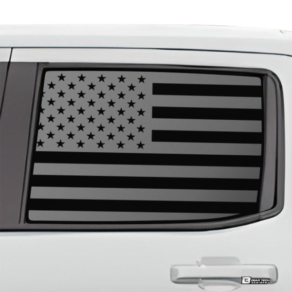 American Flag Rear Side Window Vinyl Decal Stickers Fits Ford Maverick 2022 2024