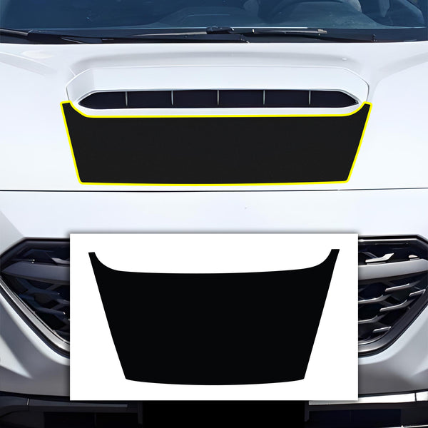 Hood Scoop Vinyl Overlay Decal Stickers Fits Subaru WRX 2022-2024