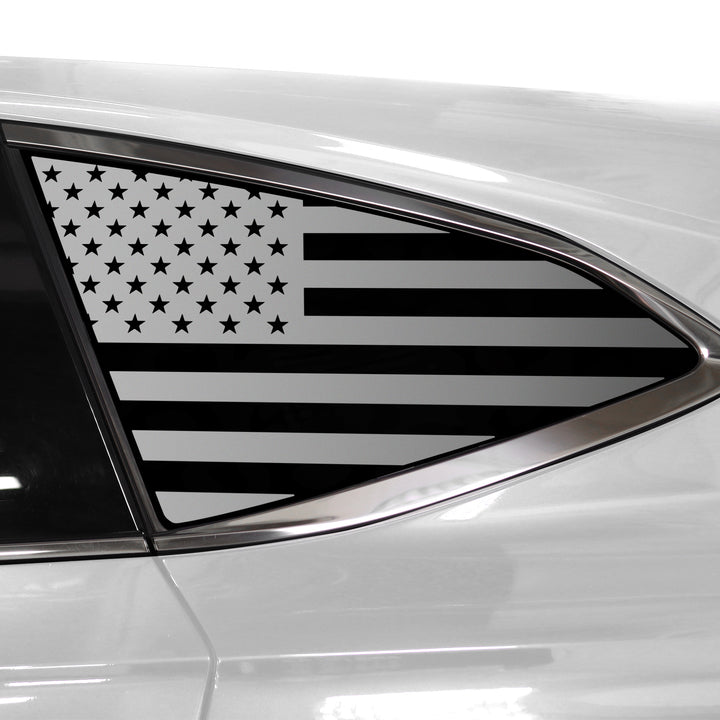 Quarter Window American Flag Vinyl Decal Stickers Fits Acura MDX 2022 - 2025 - Bogar Tech Designs