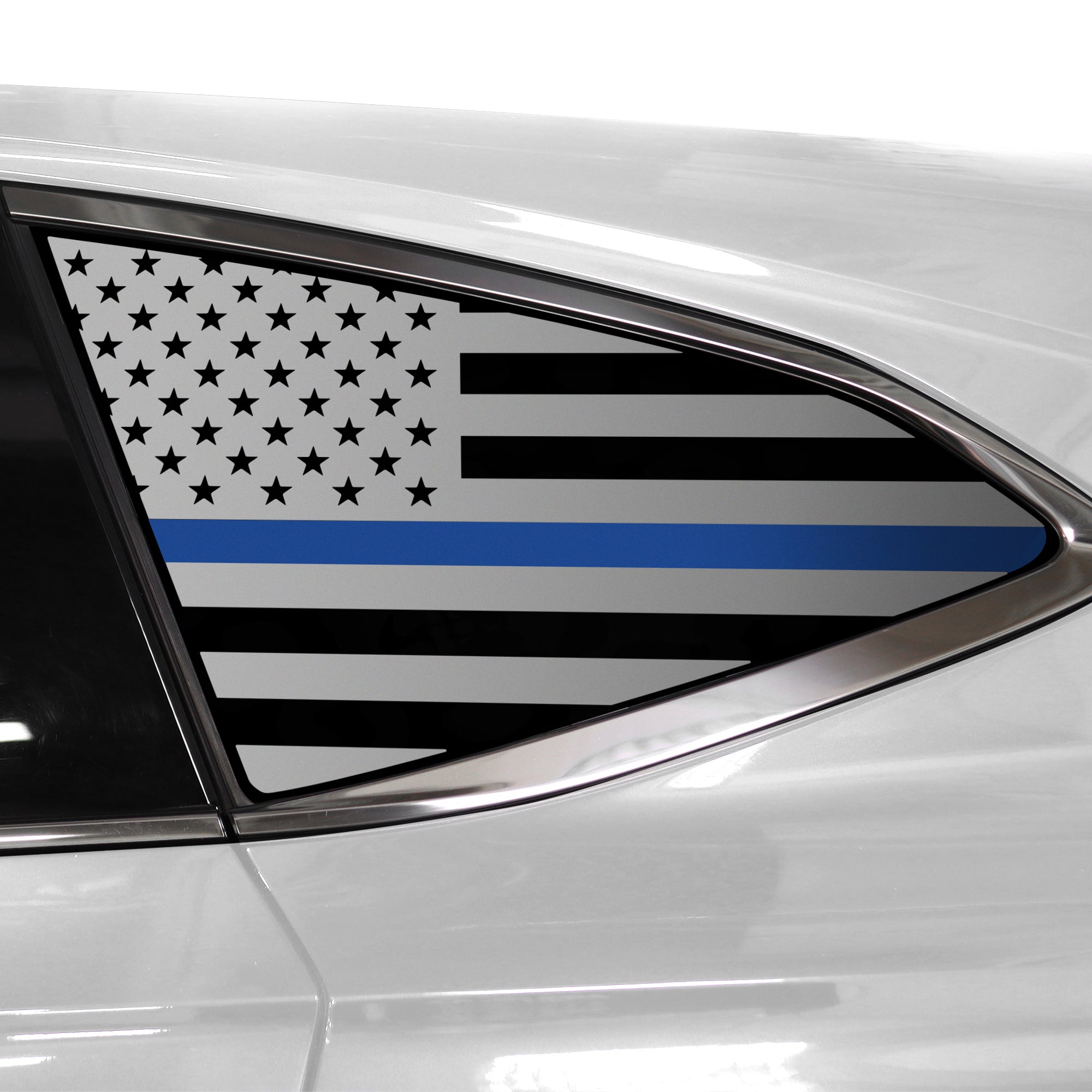 Quarter Window American Flag Vinyl Decal Stickers Fits Acura MDX 2022 - 2025 - Bogar Tech Designs