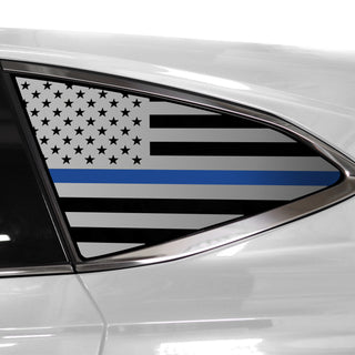 Buy thin-blue-line Quarter Window American Flag Vinyl Decal Stickers Fits Acura MDX 2022-2024