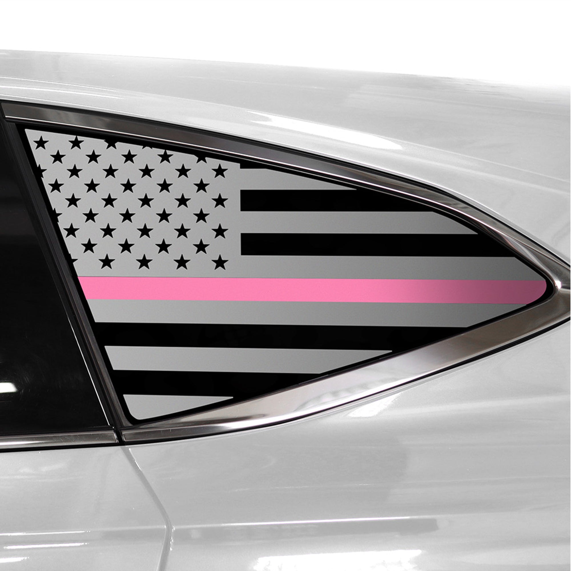 Quarter Window American Flag Vinyl Decal Stickers Fits Acura MDX 2022 - 2025 - Bogar Tech Designs