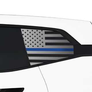 Buy thin-blue-line Quarter Window American Flag Vinyl Decal Stickers Fits BMW iX 2022-2024