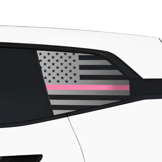 Buy thin-pink-line Quarter Window American Flag Vinyl Decal Stickers Fits BMW iX 2022-2024