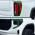 Full Headlight Taillight Precut Smoked PPF Tint Kit Film Overlay Fits GMC Sierra 2022-2024