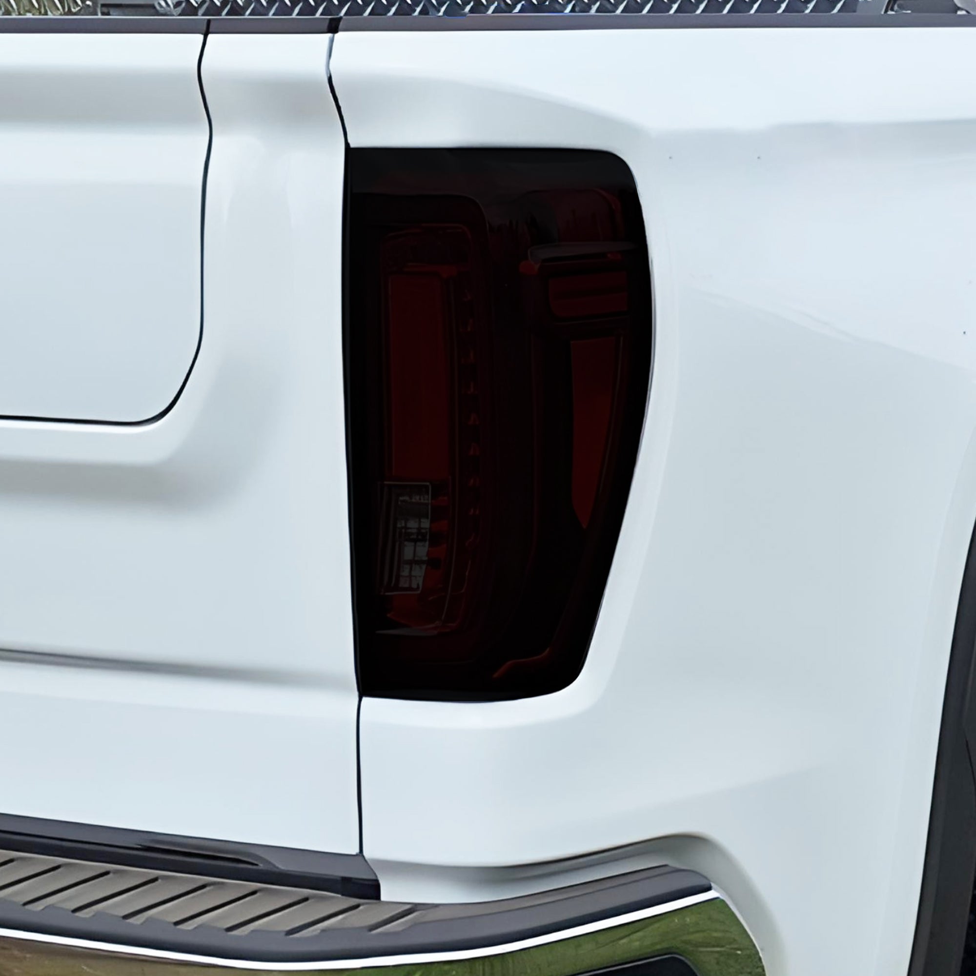 Full Headlight Taillight Precut Smoked PPF Tint Kit Film Overlay Fits GMC Sierra 2022 - 2025 - Bogar Tech Designs