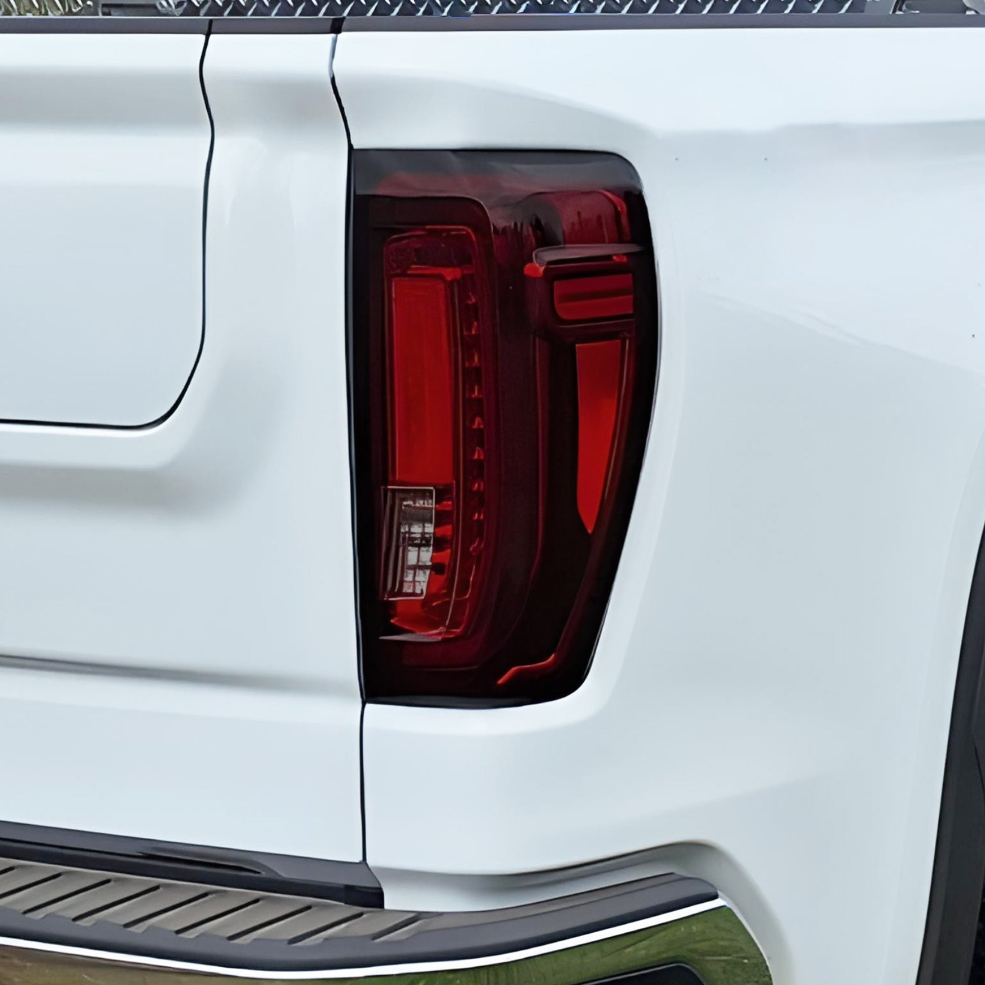 Full Headlight Taillight Precut Smoked PPF Tint Kit Film Overlay Fits GMC Sierra 2022 - 2025 - Bogar Tech Designs