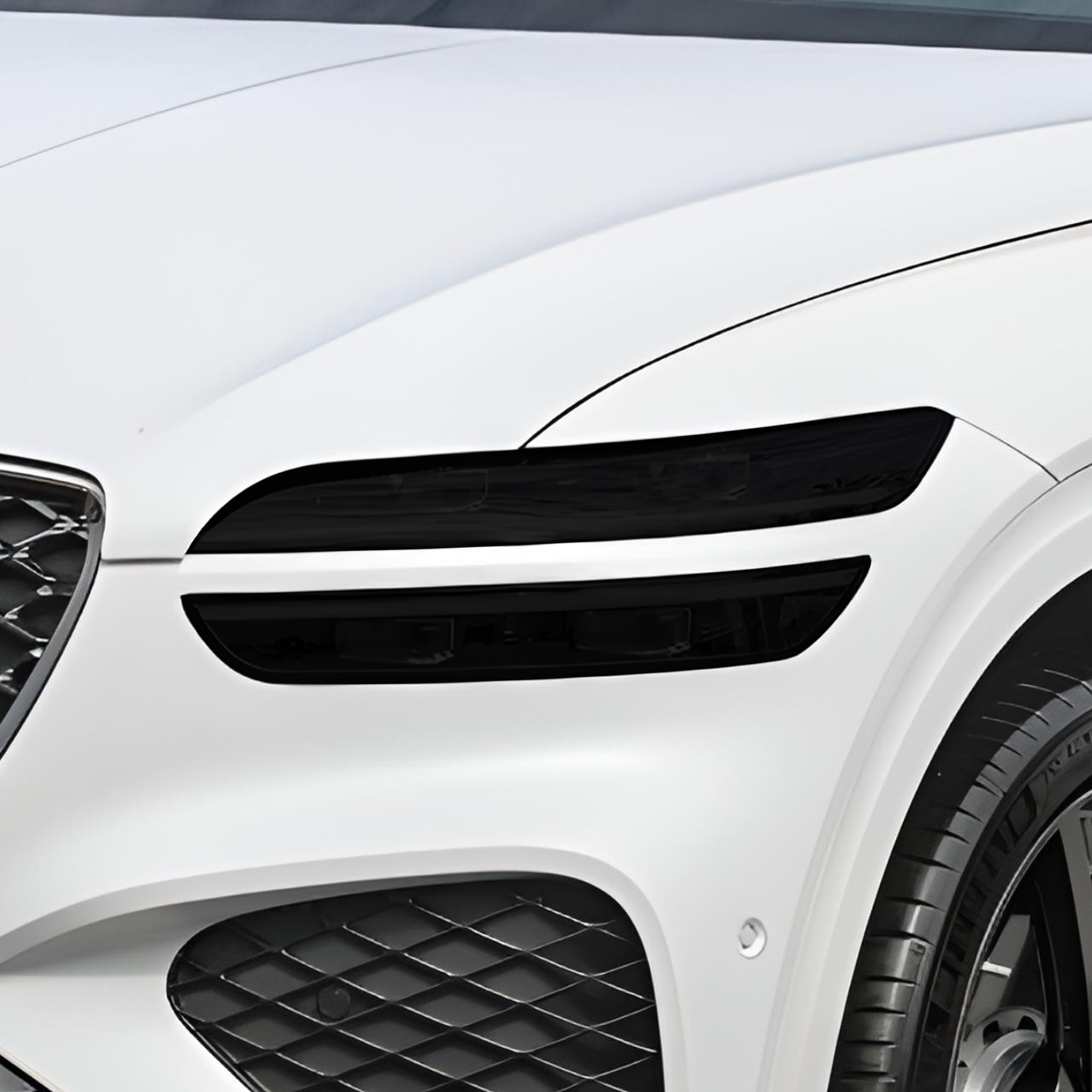 Full Headlight Taillight Precut Smoked PPF Tint Kit Film Overlay Fits Genesis GV70 2022 - 2025 - Bogar Tech Designs
