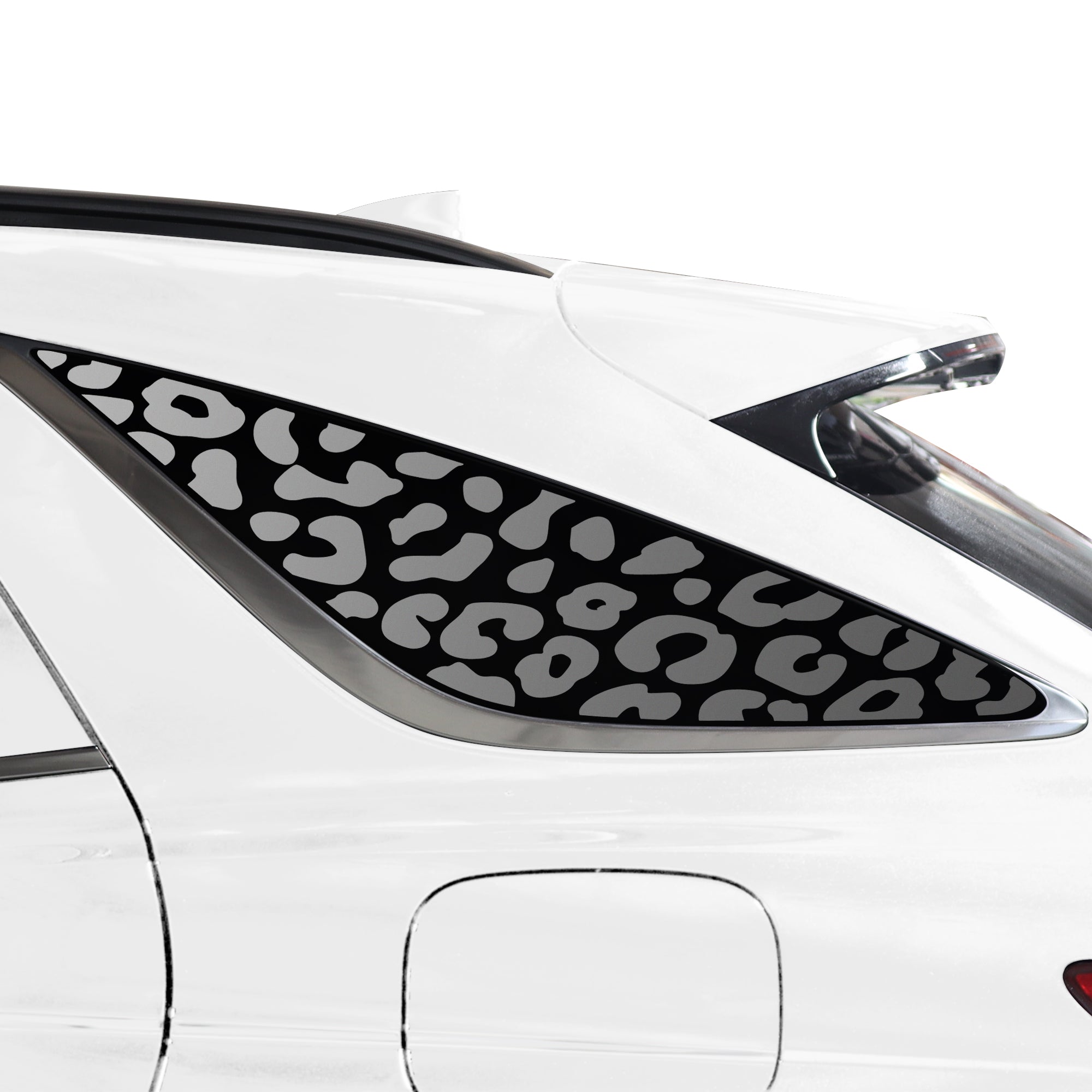 Animal Leopard Cheetah Cow Window Vinyl Decal Stickers Fits Genesis GV70 2022 - 2024 - Bogar Tech Designs