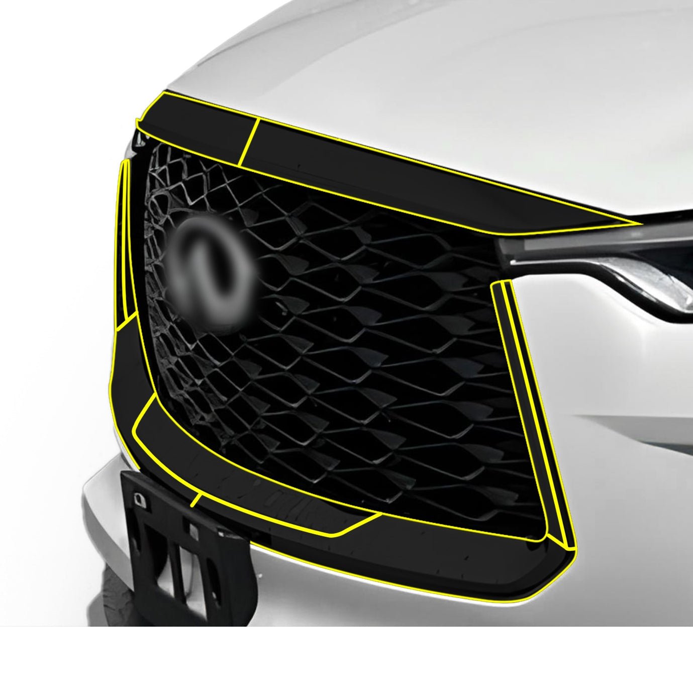Vinyl Chrome Delete Grille Side Window Rear Blackout Decal Stickers Overlay Film Fits Infiniti QX60 2022 - 2025 - Bogar Tech Designs