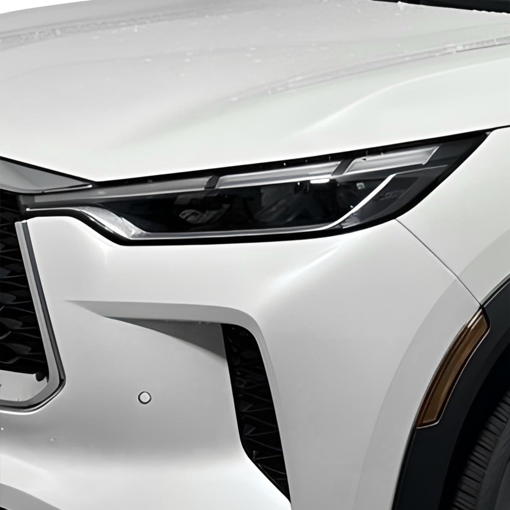 Full Headlight Taillight Precut Smoked PPF Tint Kit Film Overlay Fits Infiniti QX60 2022 - 2024 - Bogar Tech Designs