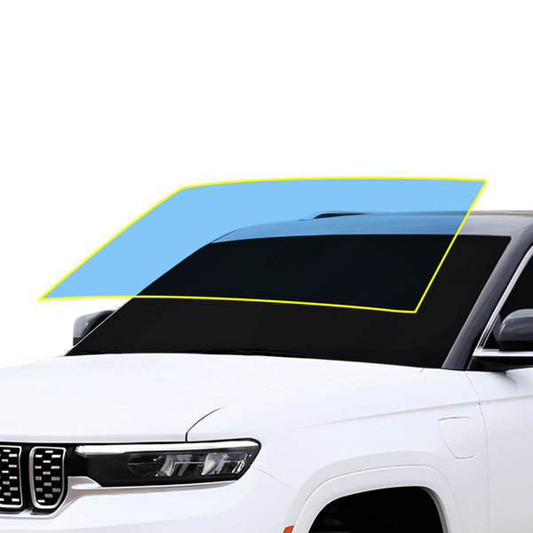 Jeep Grand Cherokee 2022+ Windshield Protection Film Kit – Precut Clear PPF (Rock Chip Protection)