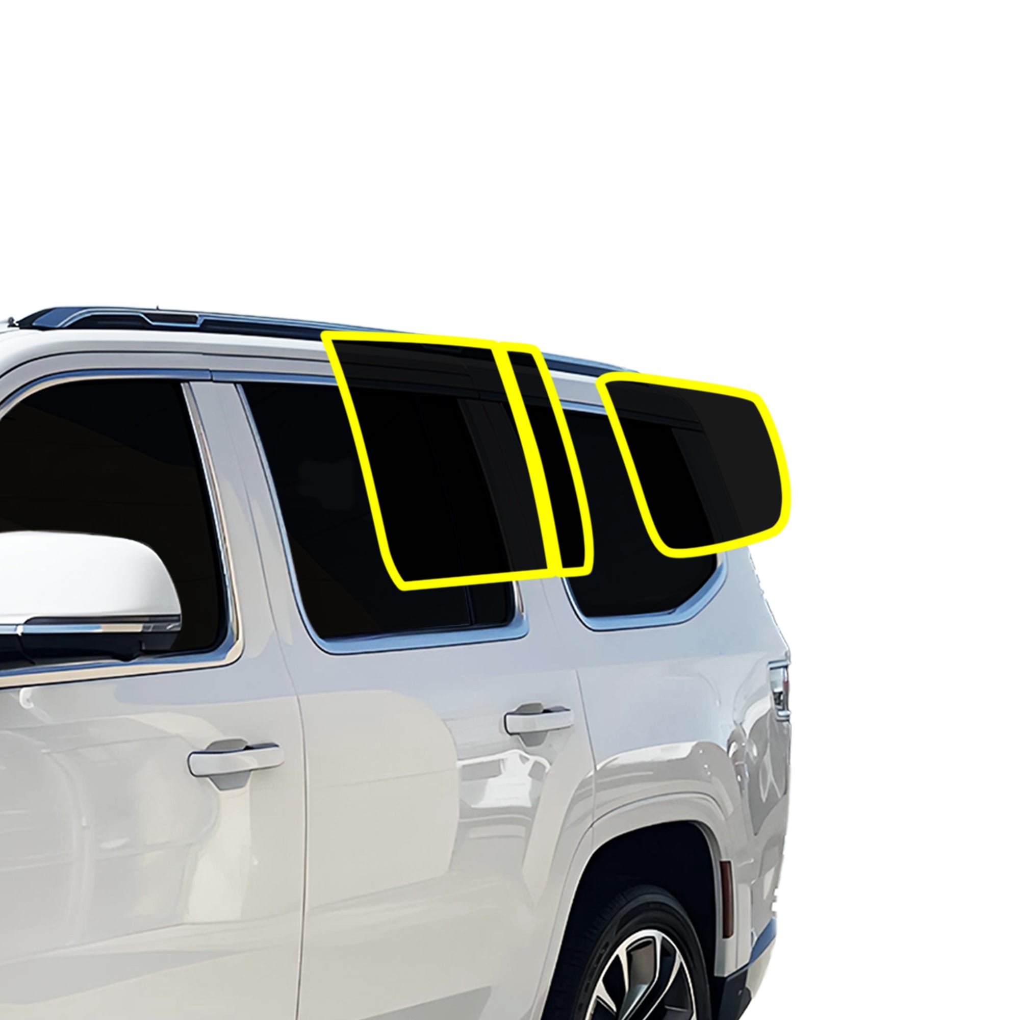 film style tint 22クラウン 5% Jeep Wagoneer 2022+ Full Windows + Windshield Ceramic Window Tint