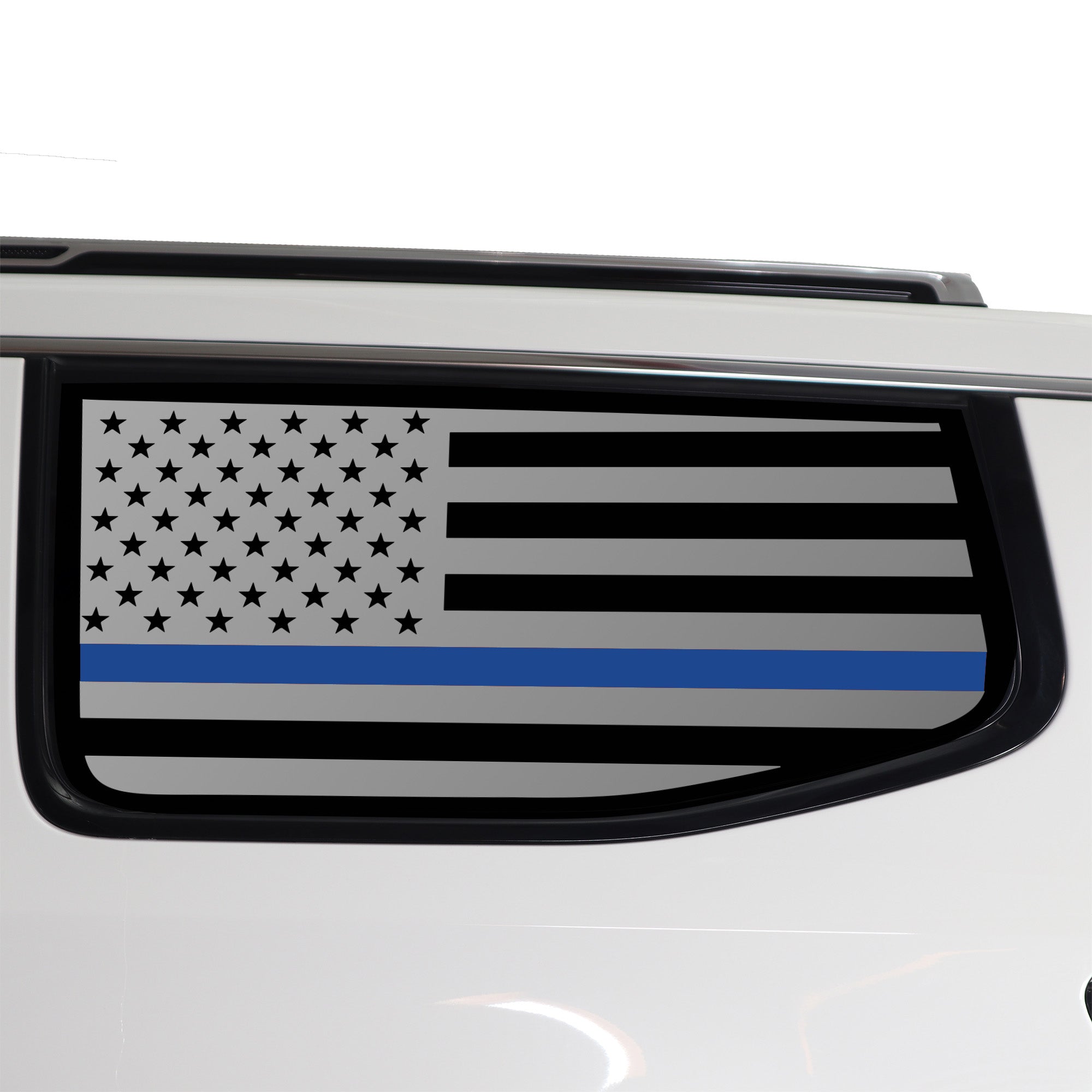 Quarter Window American Flag Vinyl Decal Stickers Fits Jeep Wagoneer 2022 - 2025 - Bogar Tech Designs