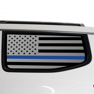 Buy thin-blue-line Quarter Window American Flag Vinyl Decal Stickers Fits Jeep Wagoneer 2022 2023 2024