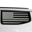 Quarter Window American Flag Vinyl Decal Stickers Fits Jeep Wagoneer 2022 2023 2024