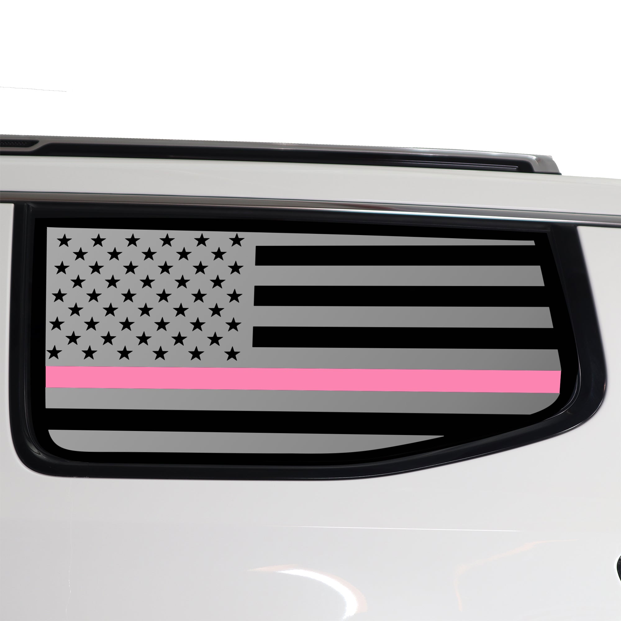 Quarter Window American Flag Vinyl Decal Stickers Fits Jeep Wagoneer 2022 - 2025 - Bogar Tech Designs