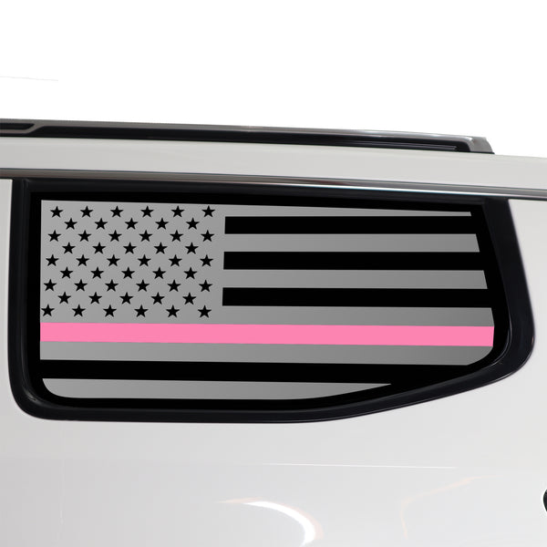 Quarter Window American Flag Vinyl Decal Stickers Fits Jeep Wagoneer 2022 2023 2024