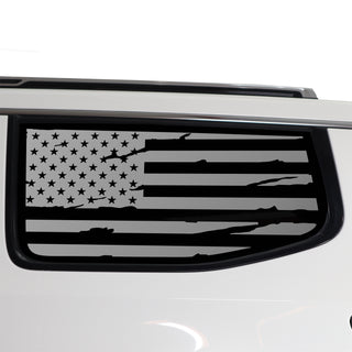 Quarter Window American Flag Vinyl Decal Stickers Fits Jeep Wagoneer 2022 2023 2024