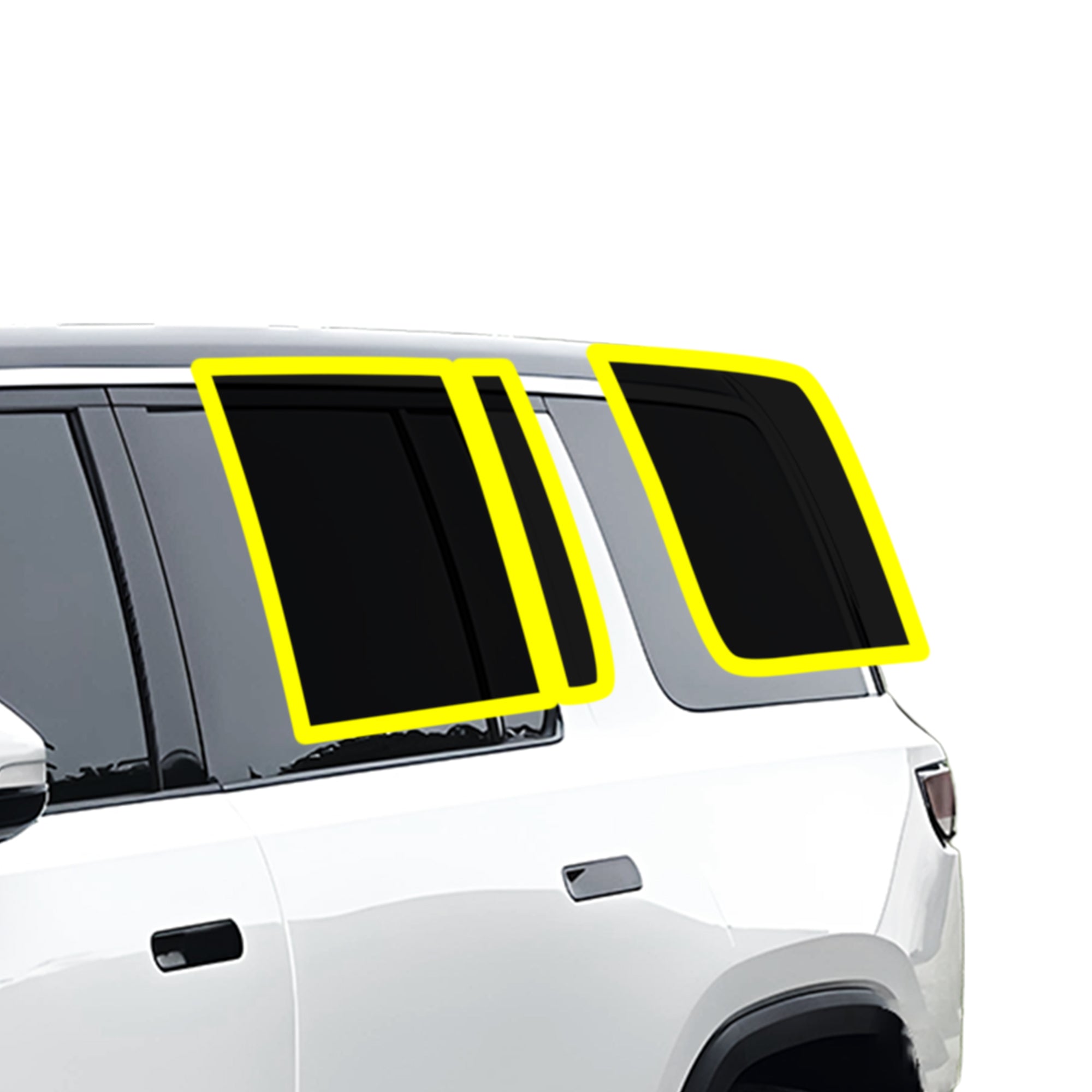 Precut Front Rear Windows Windshield Premium Nano Ceramic Window Film Tint Kit For Rivian R1S 2022+ - Bogar Tech Designs