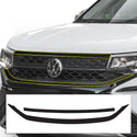 Vinyl Chrome Delete Grille Side Window Blackout Decal Stickers Overlay Film Fits Volkswagen Taos 2022-2024