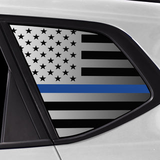 Buy thin-blue-line Quarter Window American Flag Vinyl Decal Stickers Fits Volkswagen Taos 2022-2024