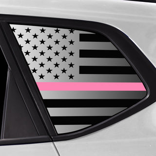 Buy thin-pink-line Quarter Window American Flag Vinyl Decal Stickers Fits Volkswagen Taos 2022-2024