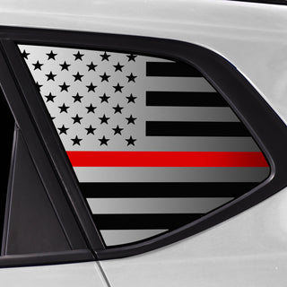 Buy thin-red-line Quarter Window American Flag Vinyl Decal Stickers Fits Volkswagen Taos 2022-2024