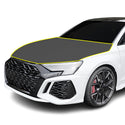 Fits Audi RS3 2022-2024 Precut Premium Gloss Black Carbon Fiber Hood Paint Protection Film PPF Decal Film Kit Cover