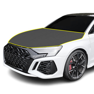 Fits Audi RS3 2022-2024 Precut Premium Gloss Black Carbon Fiber Hood Paint Protection Film PPF Decal Film Kit