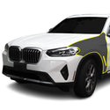 Fits BMW X3 2022+ Precut Premium Gloss Black Carbon Fiber Fender Paint Protection Film PPF Decal Film Kit