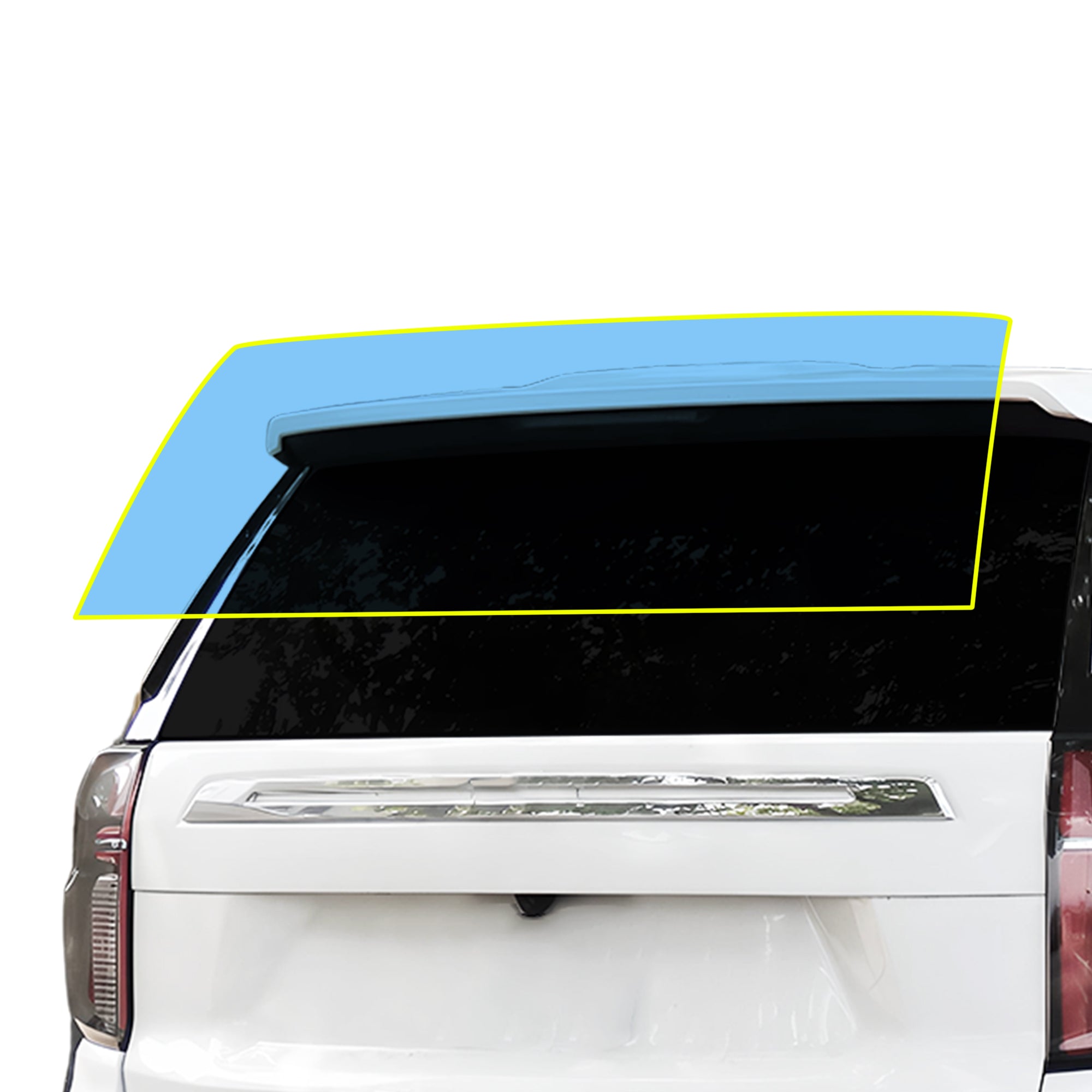 For Chevrolet Suburban 2021 - 2024 Precut Front Rear Windshield Premium Protection Self Healing Film Kit - Bogar Tech Designs