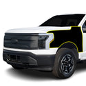 Fits Ford F-150 Lightning 2022+ Precut Premium Gloss Black Carbon Fiber Fender Paint Protection Film PPF Decal Film Kit Cover