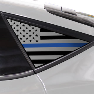 Buy thin-blue-line Quarter Window American Flag Vinyl Decal Stickers Fits Acura Integra 2023-2024