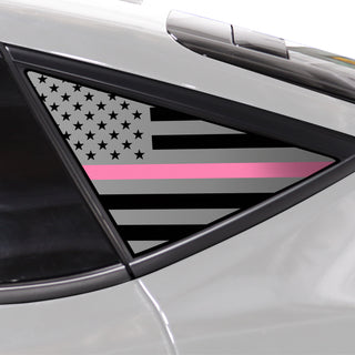 Buy thin-pink-line Quarter Window American Flag Vinyl Decal Stickers Fits Acura Integra 2023-2024