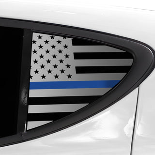 Buy thin-blue-line Quarter Window American Flag Vinyl Decal Stickers Fits Dodge Hornet 2023-2025